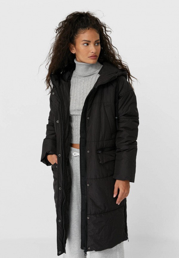 

Куртка утепленная Stradivarius, Черный