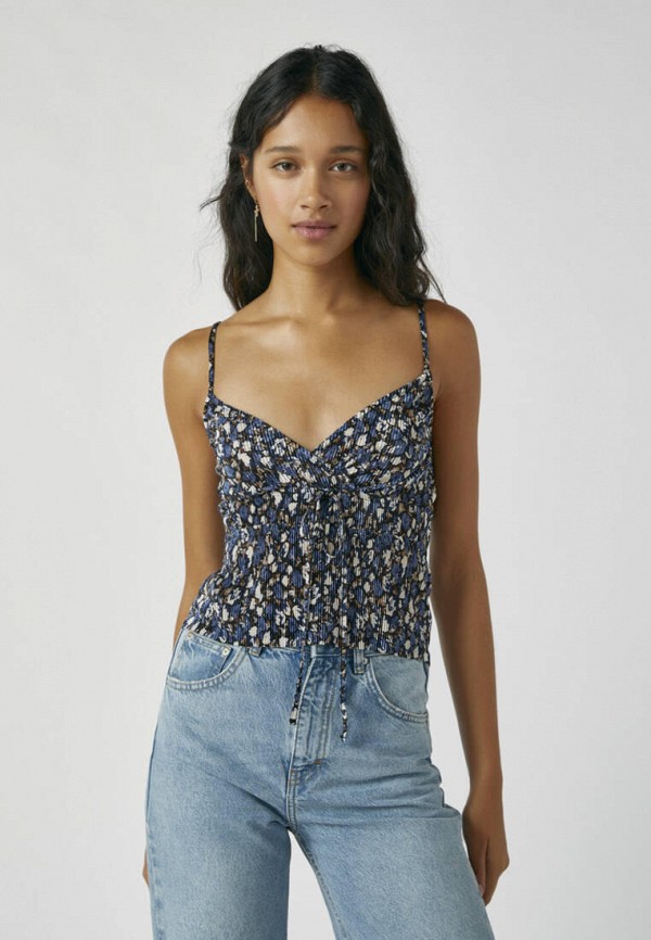 

Топ Pull&Bear, Синий