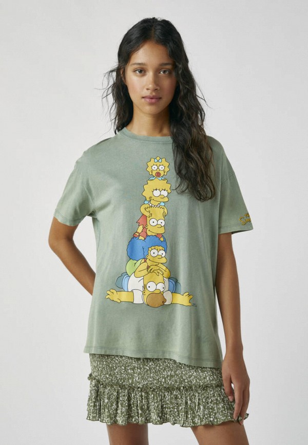 

Футболка Pull&Bear, Зеленый
