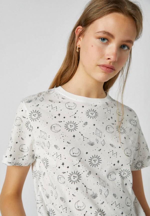 

Футболка Pull&Bear, Белый, Join Life