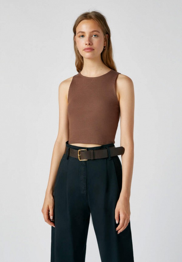 

Топ Pull&Bear, Коричневый