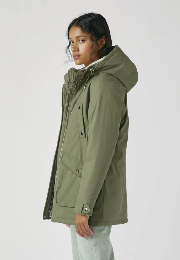 

Куртка утепленная Pull&Bear, Хаки