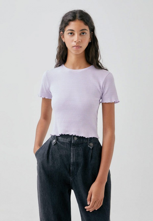 

Топ Pull&Bear, Фиолетовый, Join Life