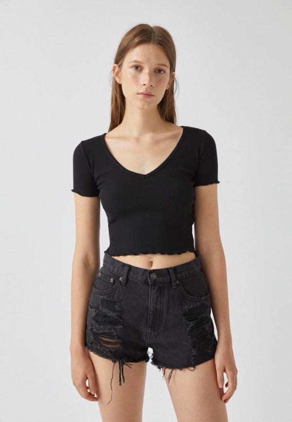 

Топ Pull&Bear, Черный