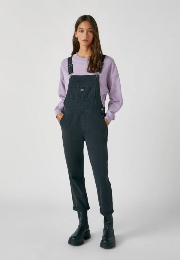 

Комбинезон джинсовый Pull&Bear, Черный