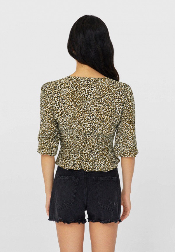 

Блуза Stradivarius, Хаки