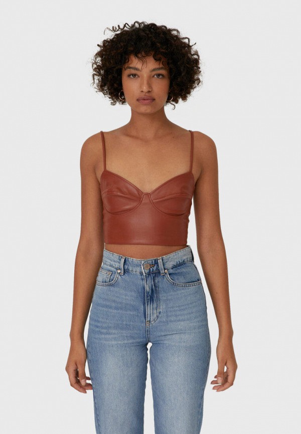 

Топ Stradivarius, Коричневый