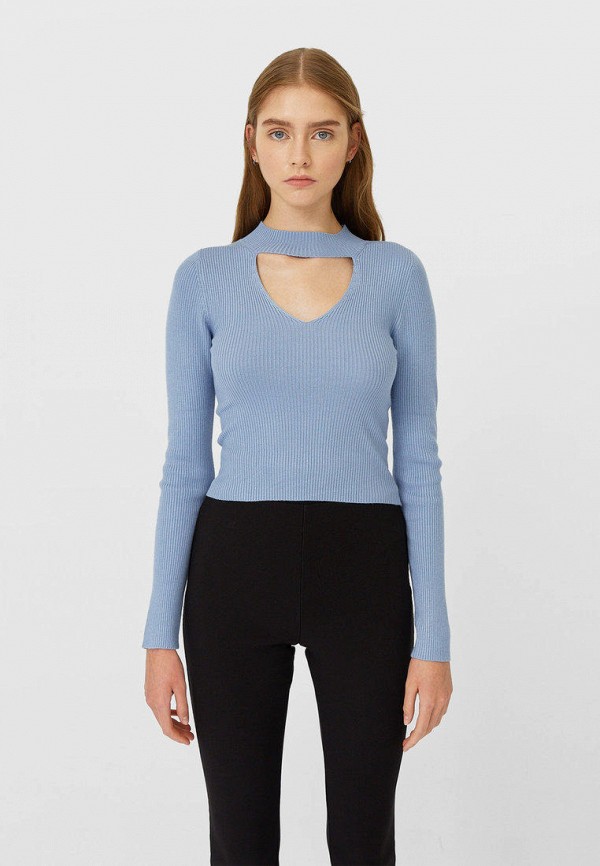 

Лонгслив Stradivarius, Голубой