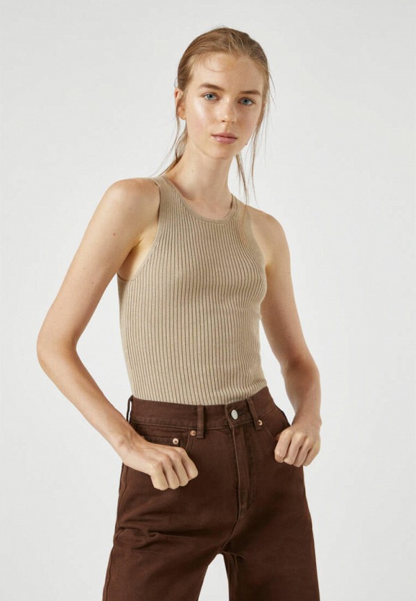 

Топ Pull&Bear, Бежевый
