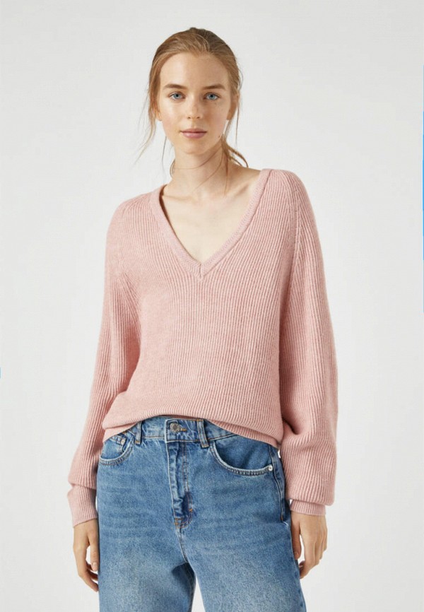 

Пуловер Pull&Bear, Розовый