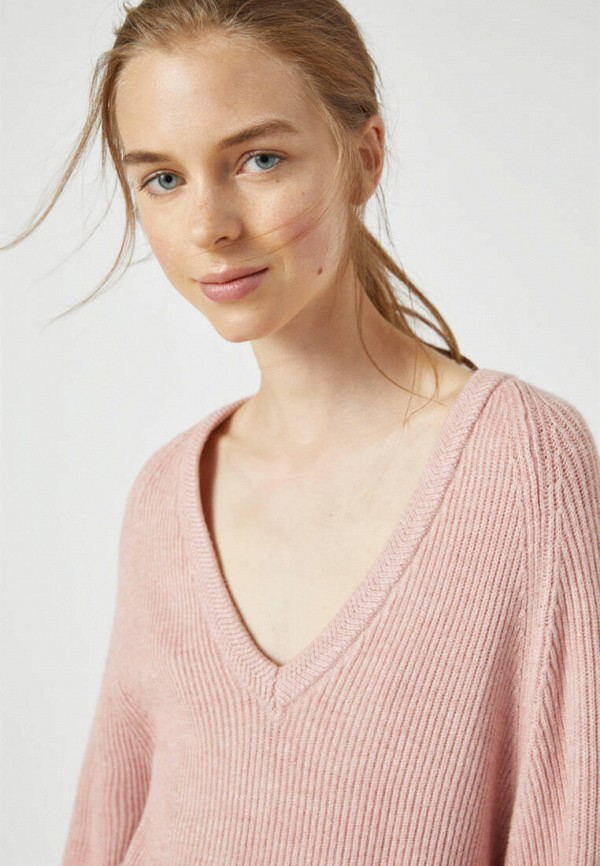 Пуловер Pull&Bear цвет розовый  Фото 4