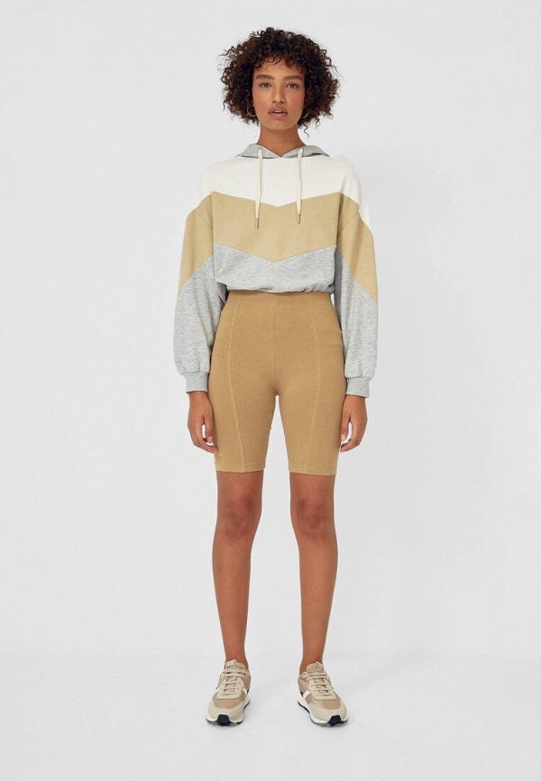 

Шорты спортивные Stradivarius, Бежевый