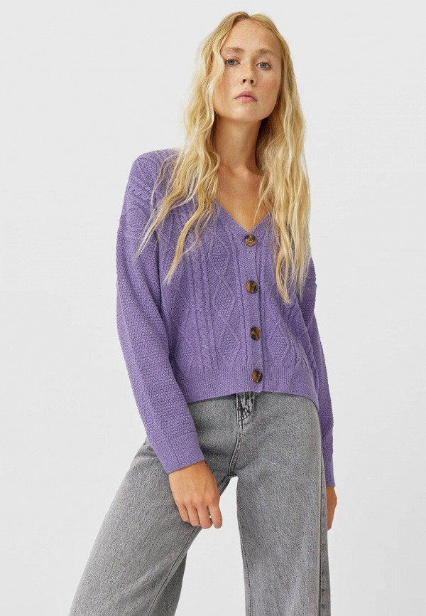 

Кардиган Stradivarius, Фиолетовый