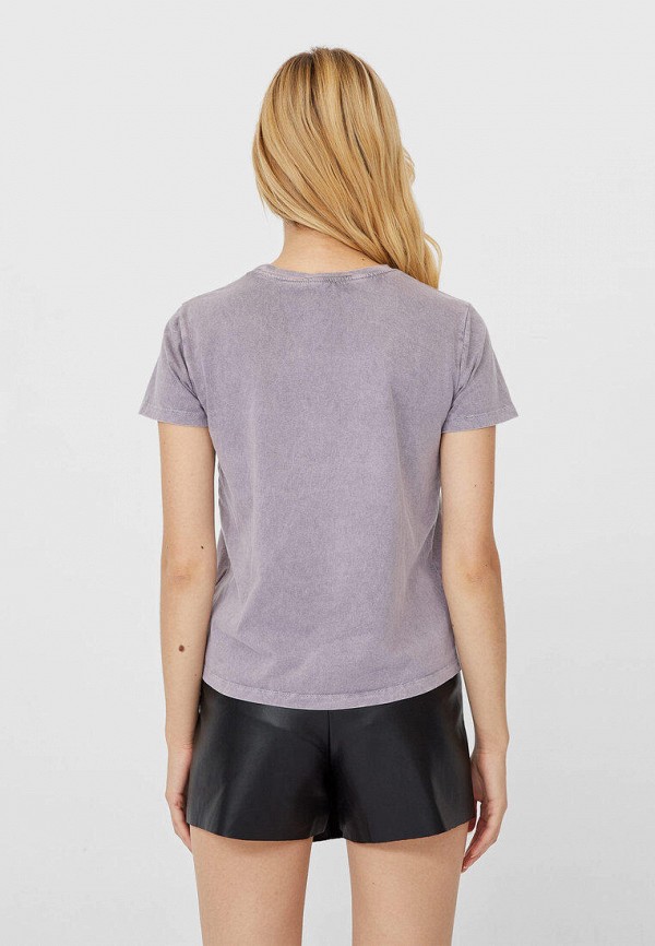 

Футболка Stradivarius, Фиолетовый