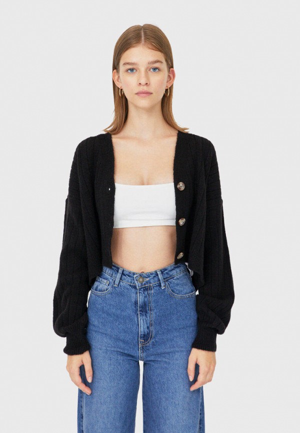 

Кардиган Stradivarius, Черный