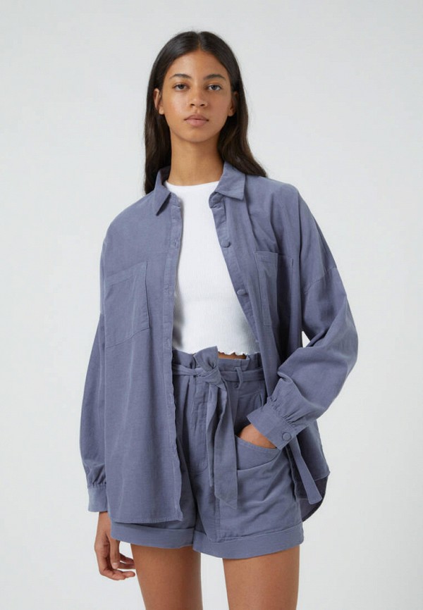 

Рубашка Pull&Bear, Синий
