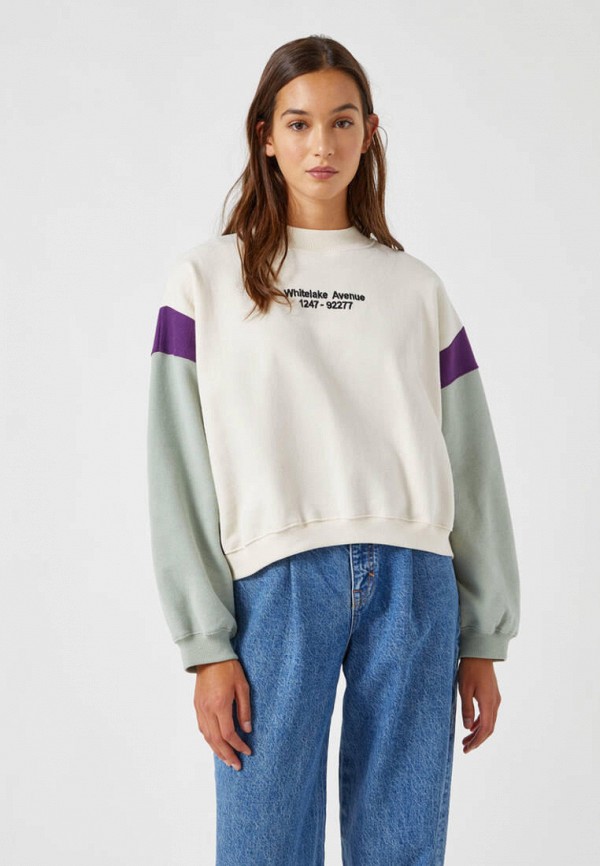 

Свитшот Pull&Bear, Белый