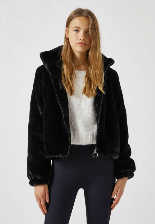 

Шуба Pull&Bear, Черный