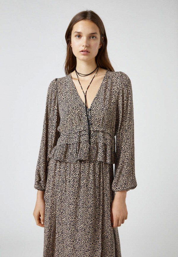 

Блуза Pull&Bear, Коричневый