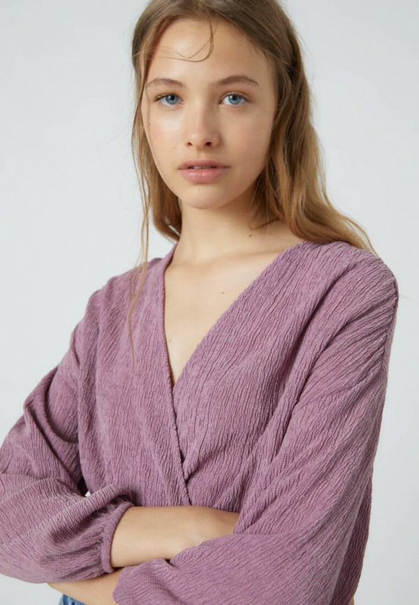 

Топ Pull&Bear, Фиолетовый