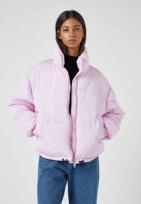 

Куртка утепленная Pull&Bear, Розовый, Join Life