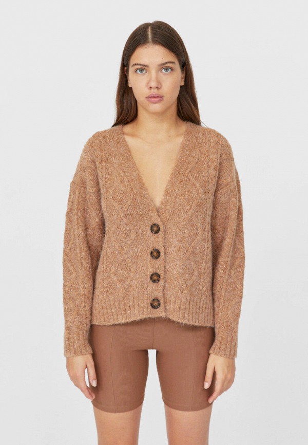 

Кардиган Stradivarius, Бежевый