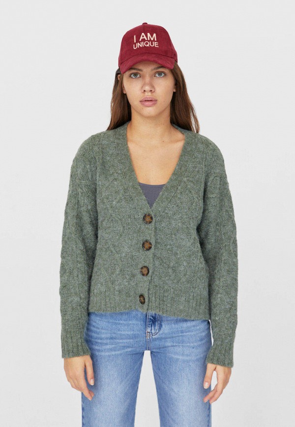 

Кардиган Stradivarius, Зеленый