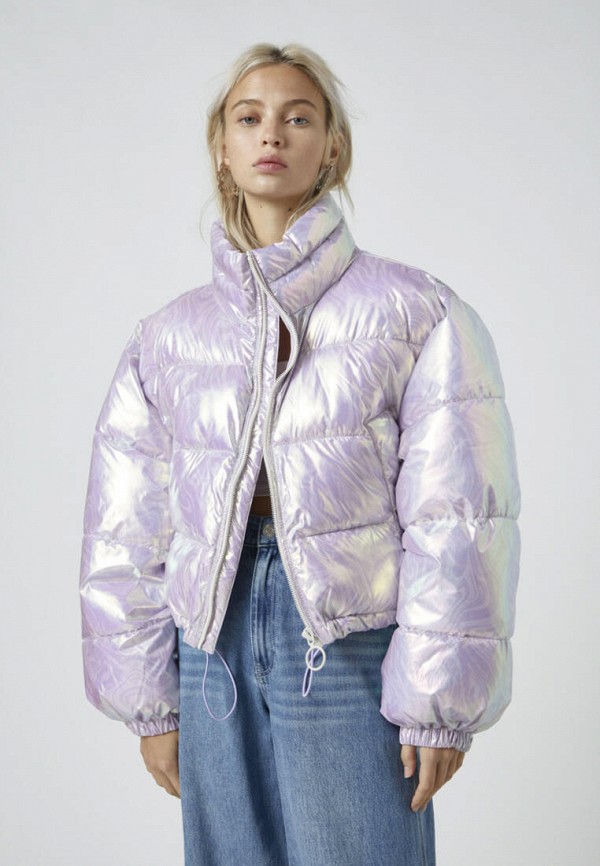 

Куртка утепленная Pull&Bear, Фиолетовый