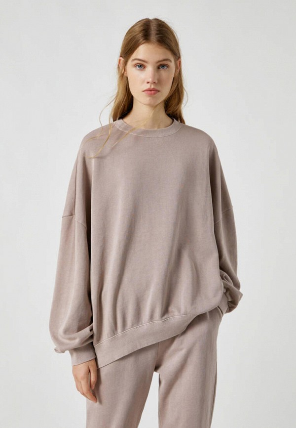 

Свитшот Pull&Bear, Бежевый, Join Life
