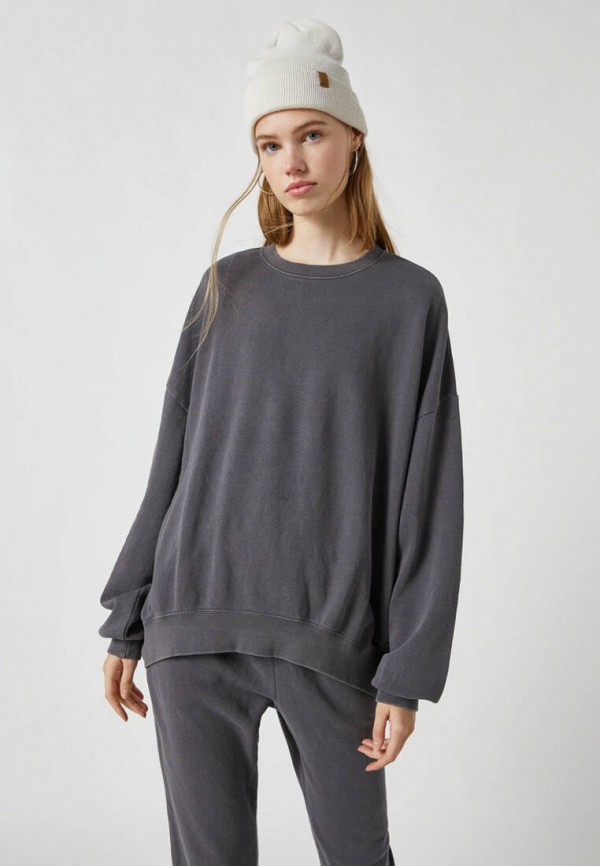 

Свитшот Pull&Bear, Серый, Join Life