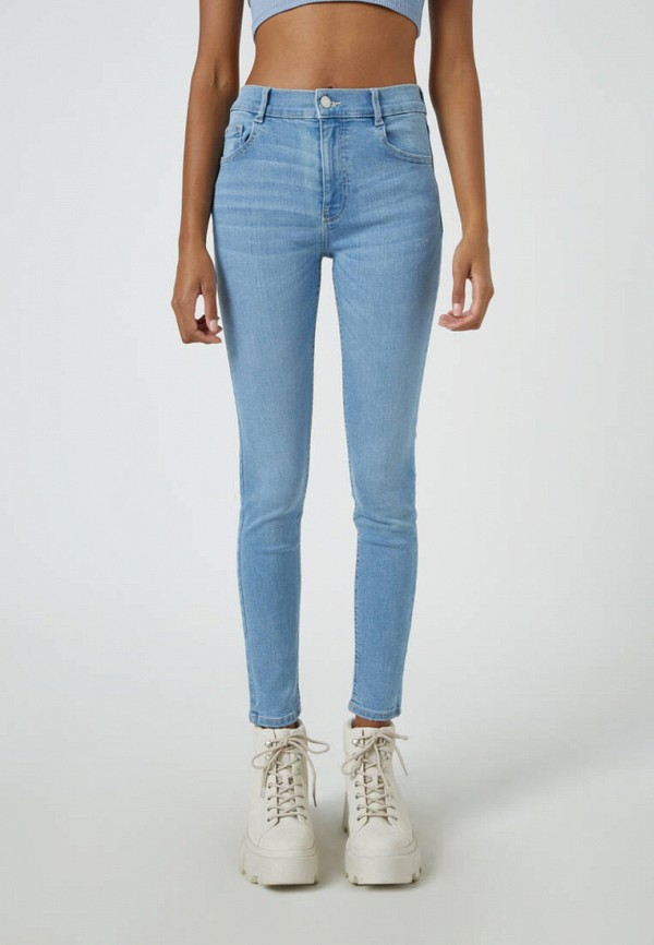 

Джинсы Pull&Bear, Голубой, SKINNY MID WAIST Join life