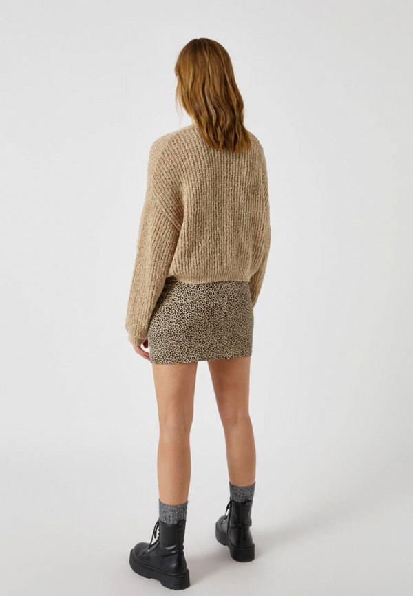 Пуловер Pull&Bear цвет коричневый  Фото 3