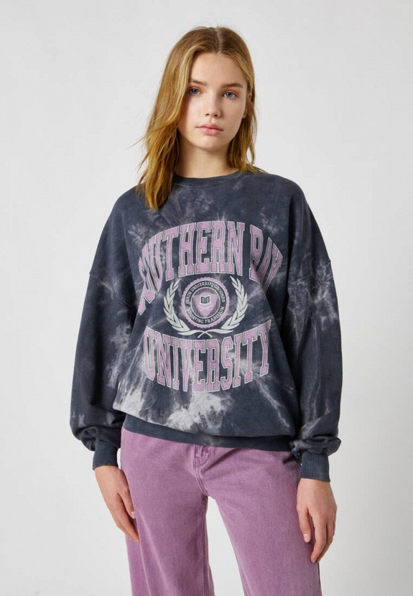 

Свитшот Pull&Bear, Серый, Join Life
