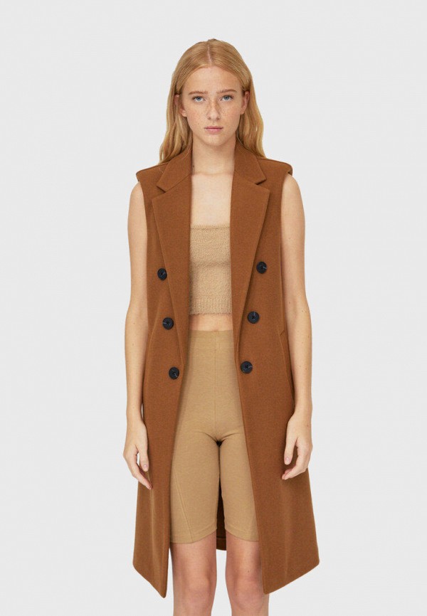 

Жилет Stradivarius, Коричневый