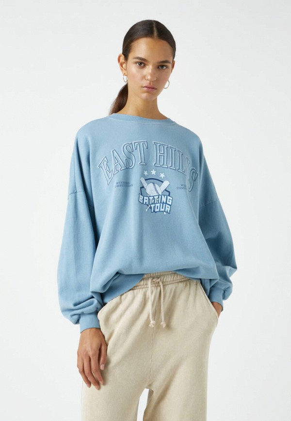 

Свитшот Pull&Bear, Голубой