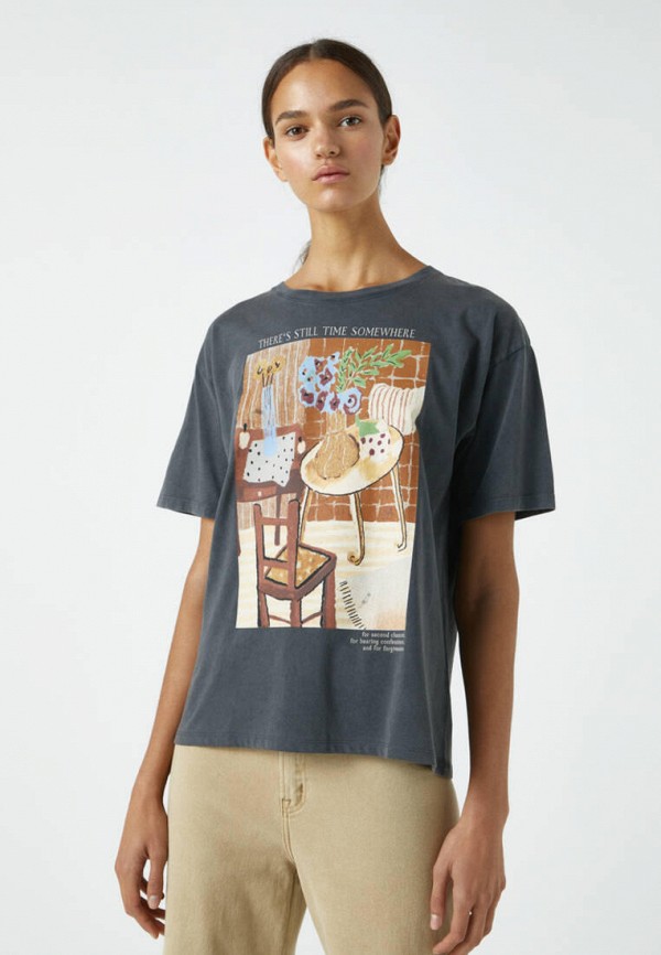 

Футболка Pull&Bear, Серый