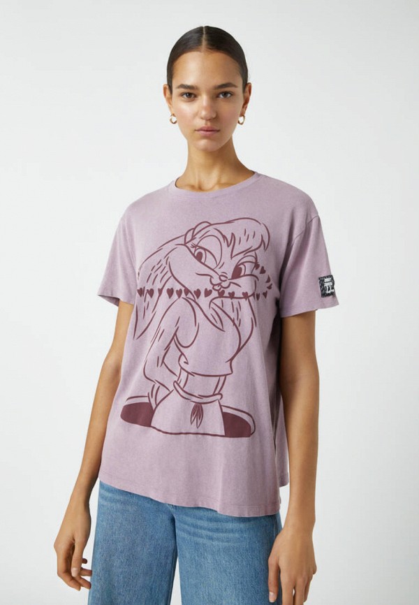 

Футболка Pull&Bear, Розовый, WARNER, Join Life