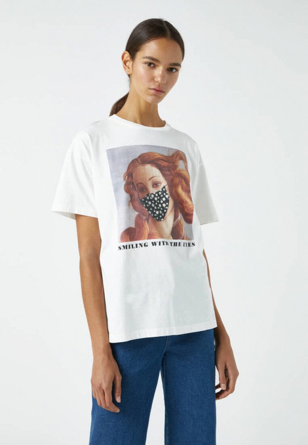 

Футболка Pull&Bear, Белый, SCALA FIRENZE, Join Life