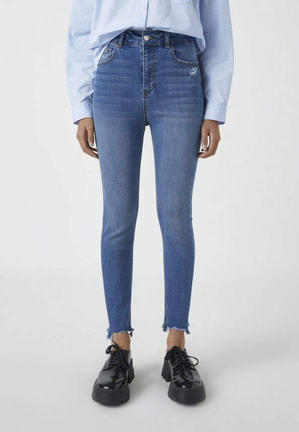 

Джинсы Pull&Bear, Синий, SKINNY HIGH WAIST Join Life