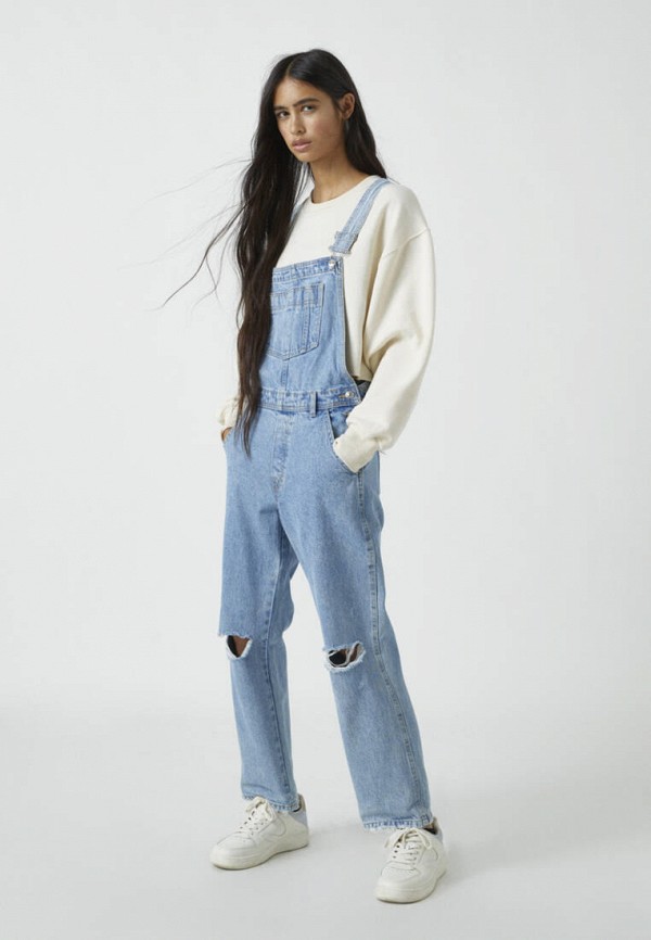 

Комбинезон джинсовый Pull&Bear, Голубой, Join Life