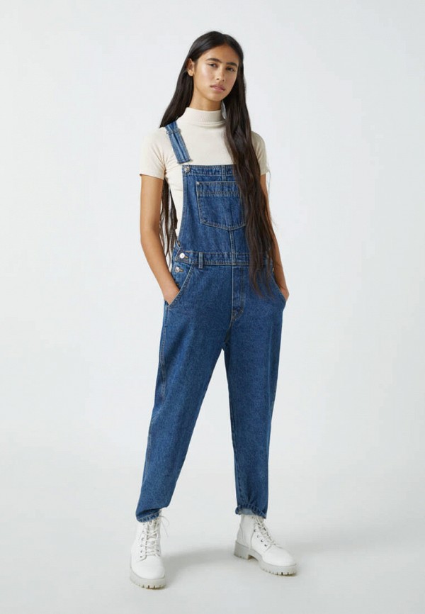 

Комбинезон джинсовый Pull&Bear, Синий, Join Life