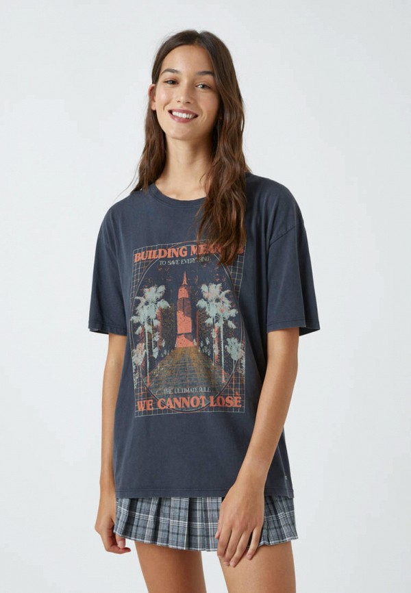 

Футболка Pull&Bear, Серый