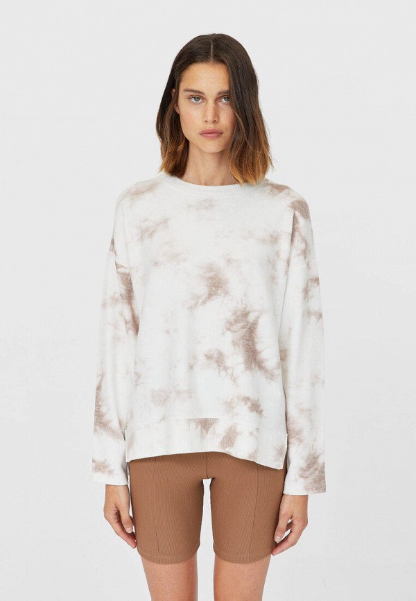 

Свитшот Stradivarius, Бежевый