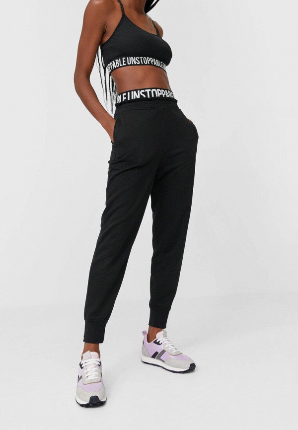 

Брюки спортивные Stradivarius, Черный