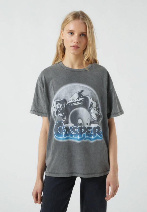 

Футболка Pull&Bear, Серый, UNIVERSAL STUDIOS, Join Life