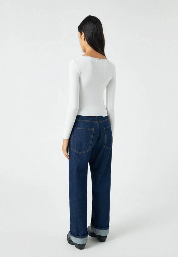 

Лонгслив Pull&Bear, Белый, Join Life