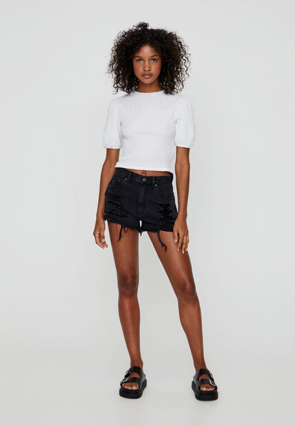 фото Шорты джинсовые pull&bear