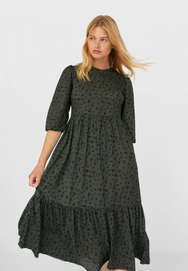 

Платье Stradivarius, Хаки