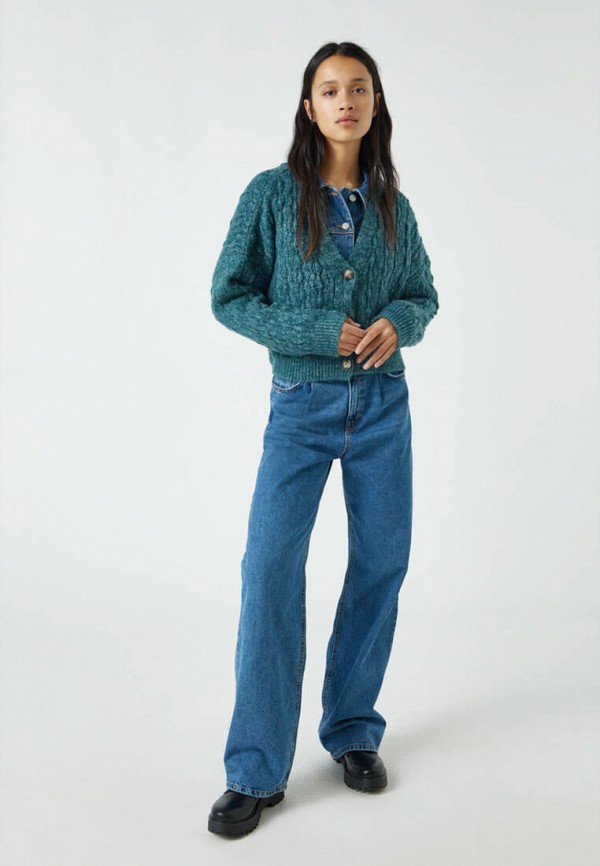 

Кардиган Pull&Bear, Бирюзовый