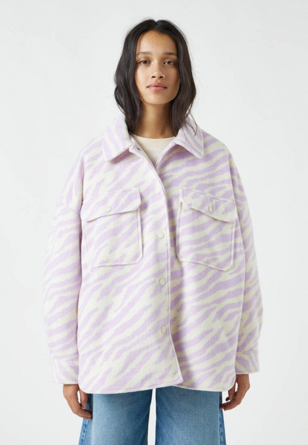 

Куртка Pull&Bear, Фиолетовый
